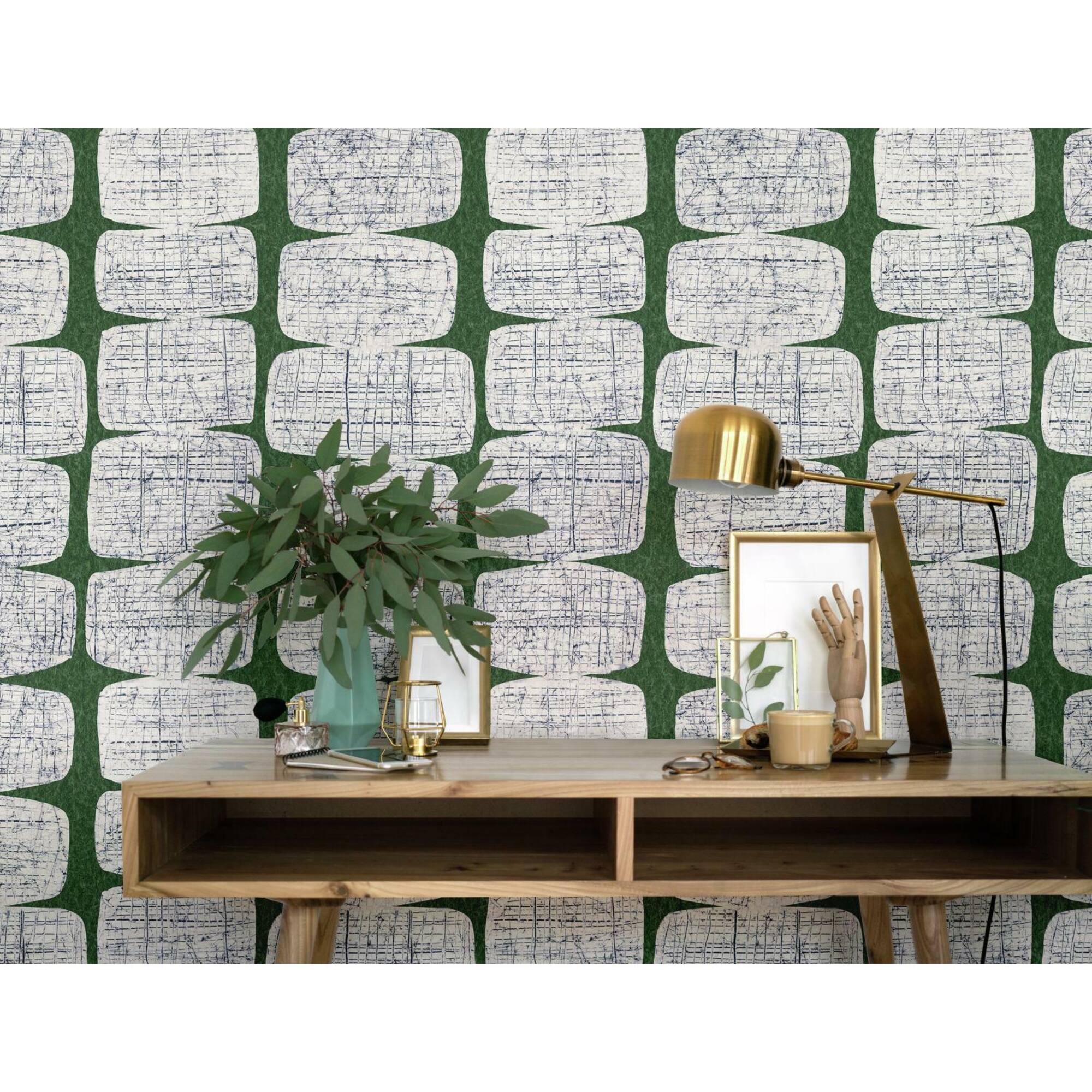 RoomMates Mid-Century Beads Peel & Stick Wallpaper